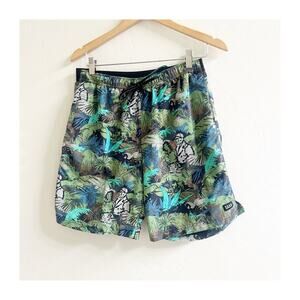 Saxx Cannonball 2n1 Men’s Swim Trunks Shorts Hawaii Jungle Safari Size Medium